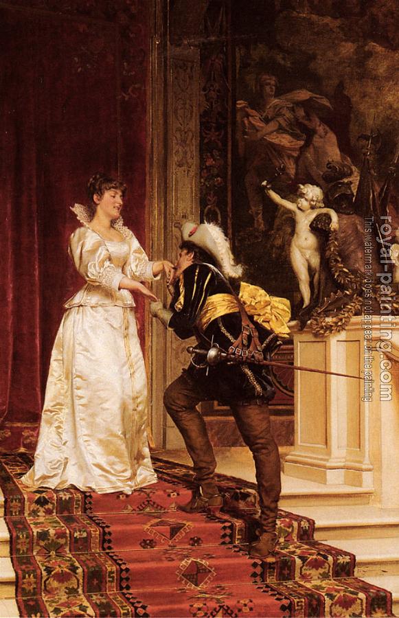 Charles Joseph Frederic Soulacroix : The Cavaliers Kiss